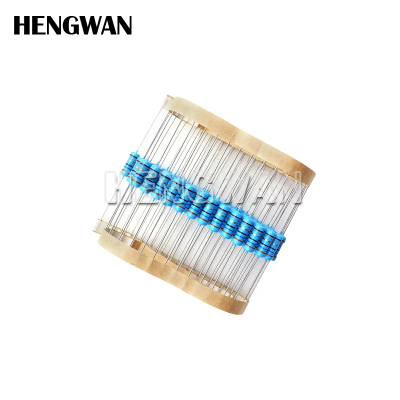 20pcs 1W Metal film resistor 1% 0.1R-2.2M 10R 22R 47R 100R 330R 1K 4.7K 10K 22K 47K 100K 330K 470K 1 2 10 22 47 100 330 1M ohm