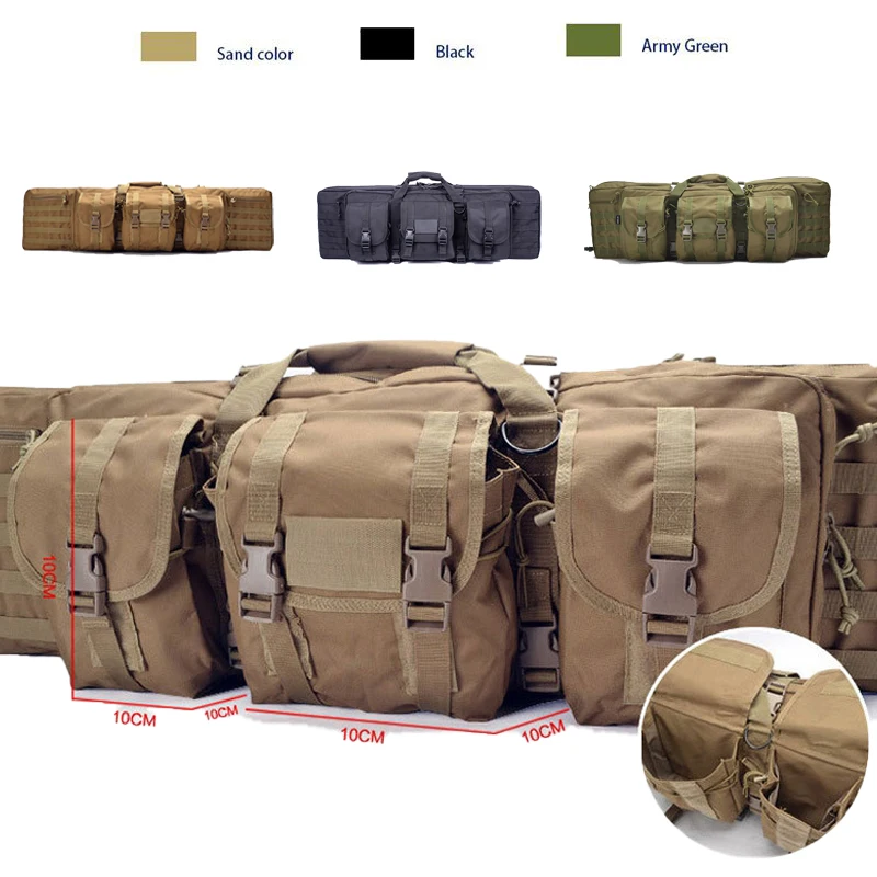 Imagem -04 - Mochila Tática Militar ao ar Livre Rifle de Caça Air Gun Carbon Bolsa de Ombro Multifuncional 142cm 118cm 93cm