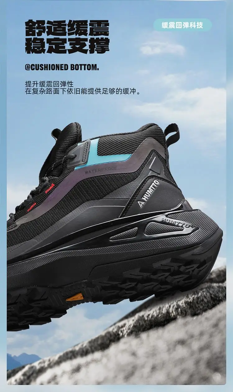 Ultra Lightweight Mens Tactical Boots Combat Training Lace Up Waterproof Outdoor Hiking Breathable Shoes Walking Shoes