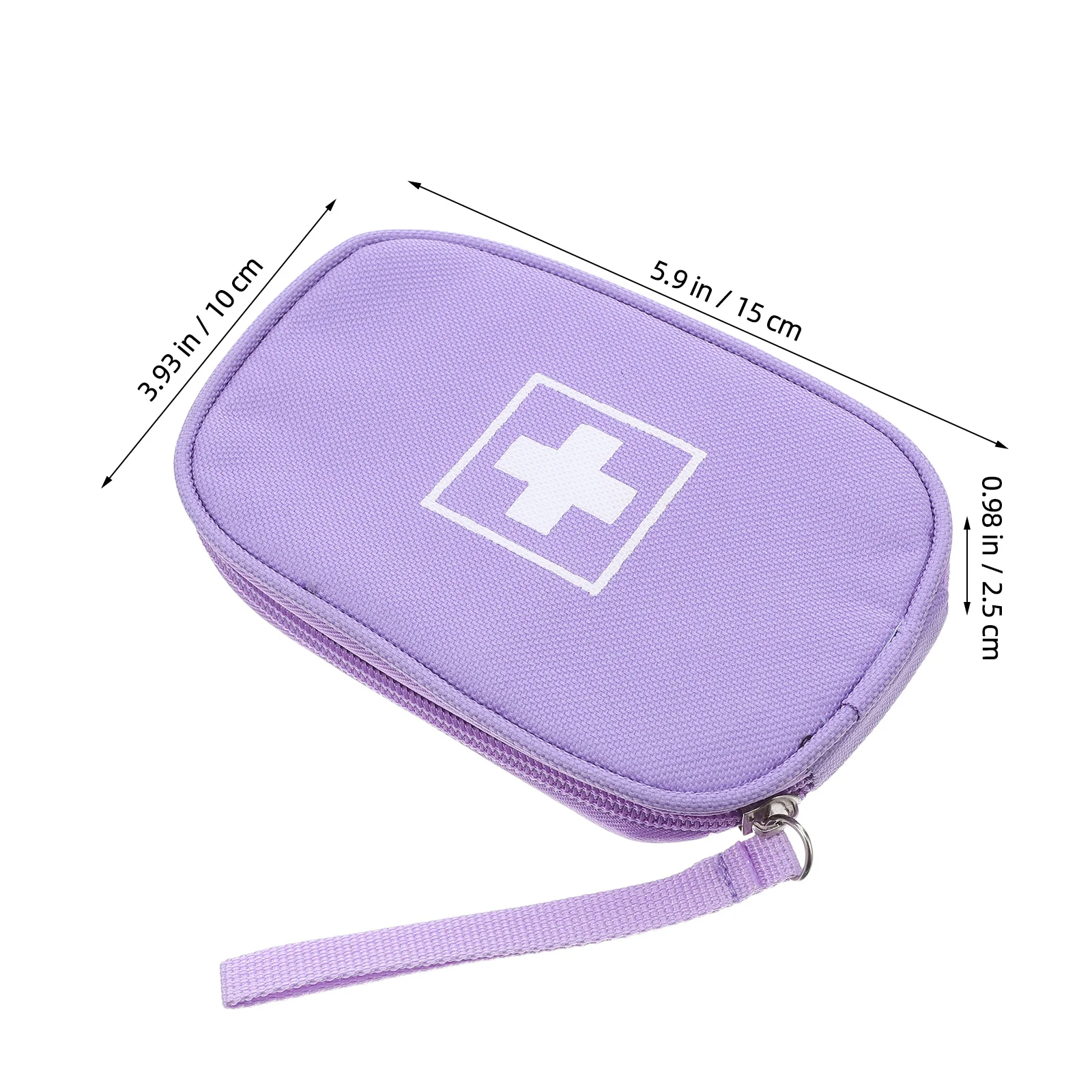 Small Waterproof Medical Bag Portable Compact First Aid Organizer Travel Medicine Storage Pouch Outdoor Use First Aid Bag