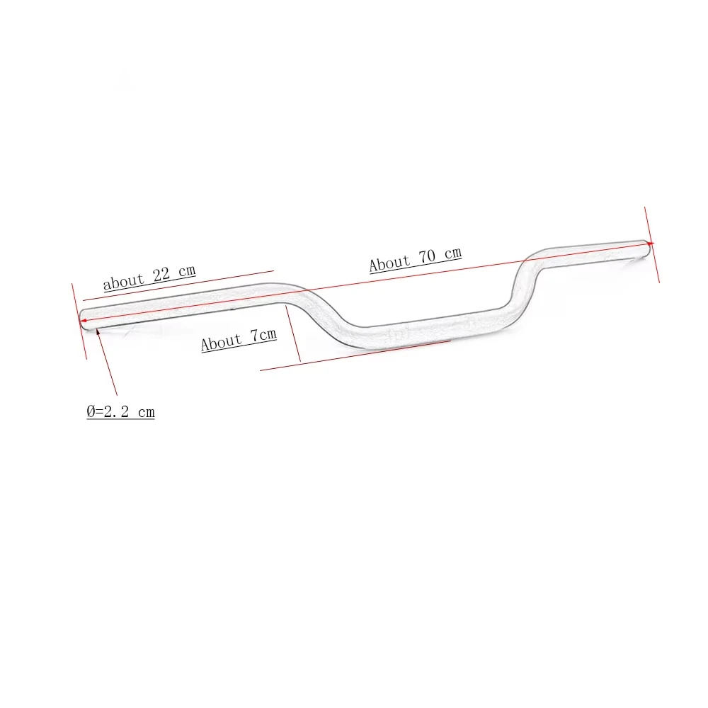 Universal 22MM Motorcycle Bike Tracker Style Motor Bars Steel Handlebar Cafe Racer Old School For Honda Yamaha Suzuki Kawasaki