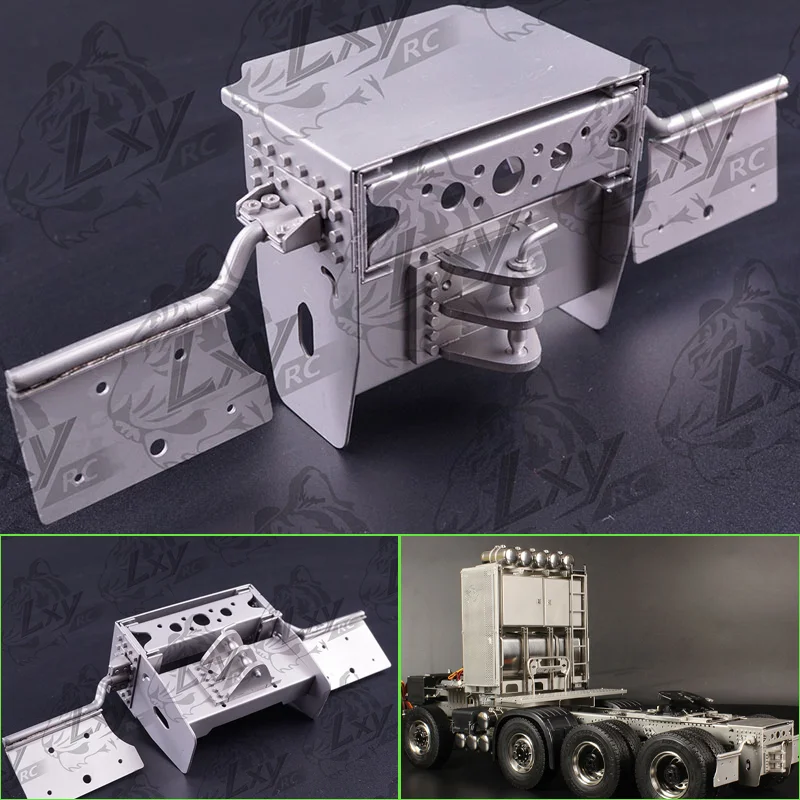 1:14 スケール メタル シミュレーション ヘビー テール ブーム アップグレード アクセサリー タミヤ RC トラック用 SCANIA R730 R620 R470