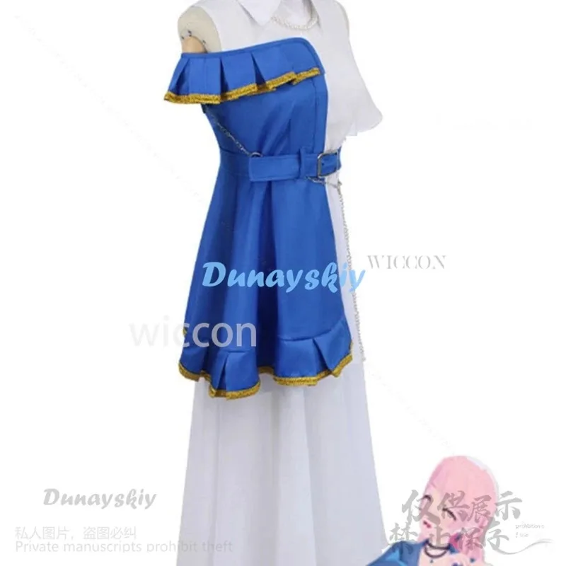 2025 22 أنيمي بانج دريم! زي تنكري من It's MyGO Soyo Nagasaki فستان طويل باروكات للفتيات والنساء في عيد الهالوين