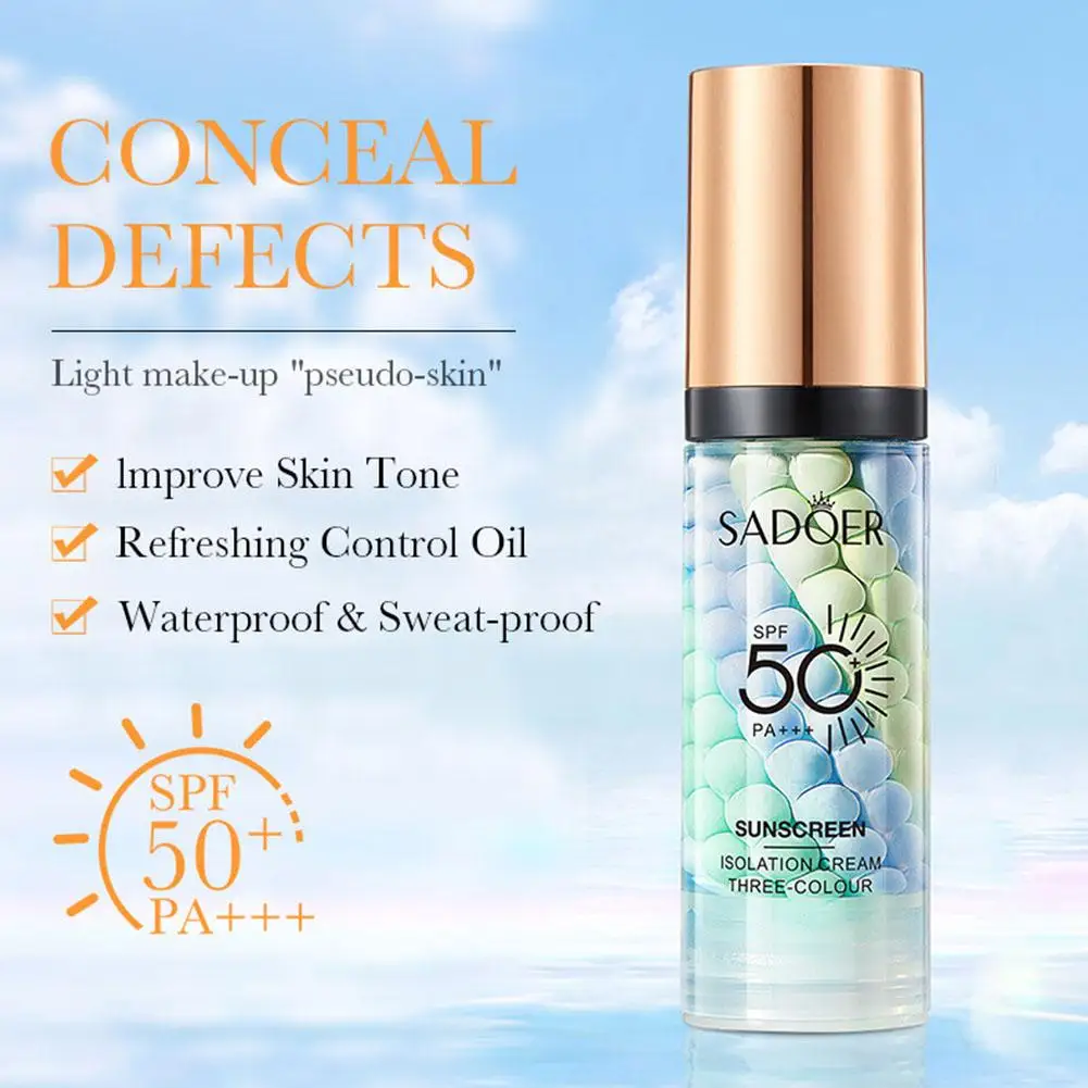 Spf50 + Make-Up Primer Hydraterende Isolatiecrème Onzichtbare Poriën Gezichtsbasis Verhelderen Corrigerende Huidverfrissende Cosmetica