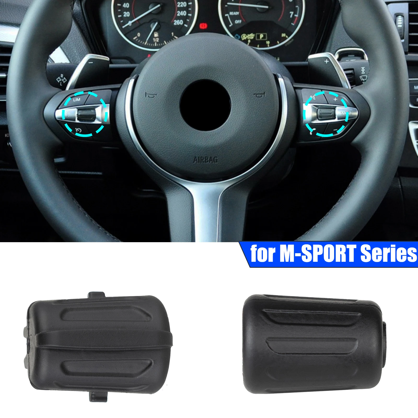 Multi-function Steering Wheel Control Button For BMW M sports F10 F11 F12 F20 F21 F22 F23 F30 F31 F32 F33 F34 F35 X1 X2 X3 X4 X5