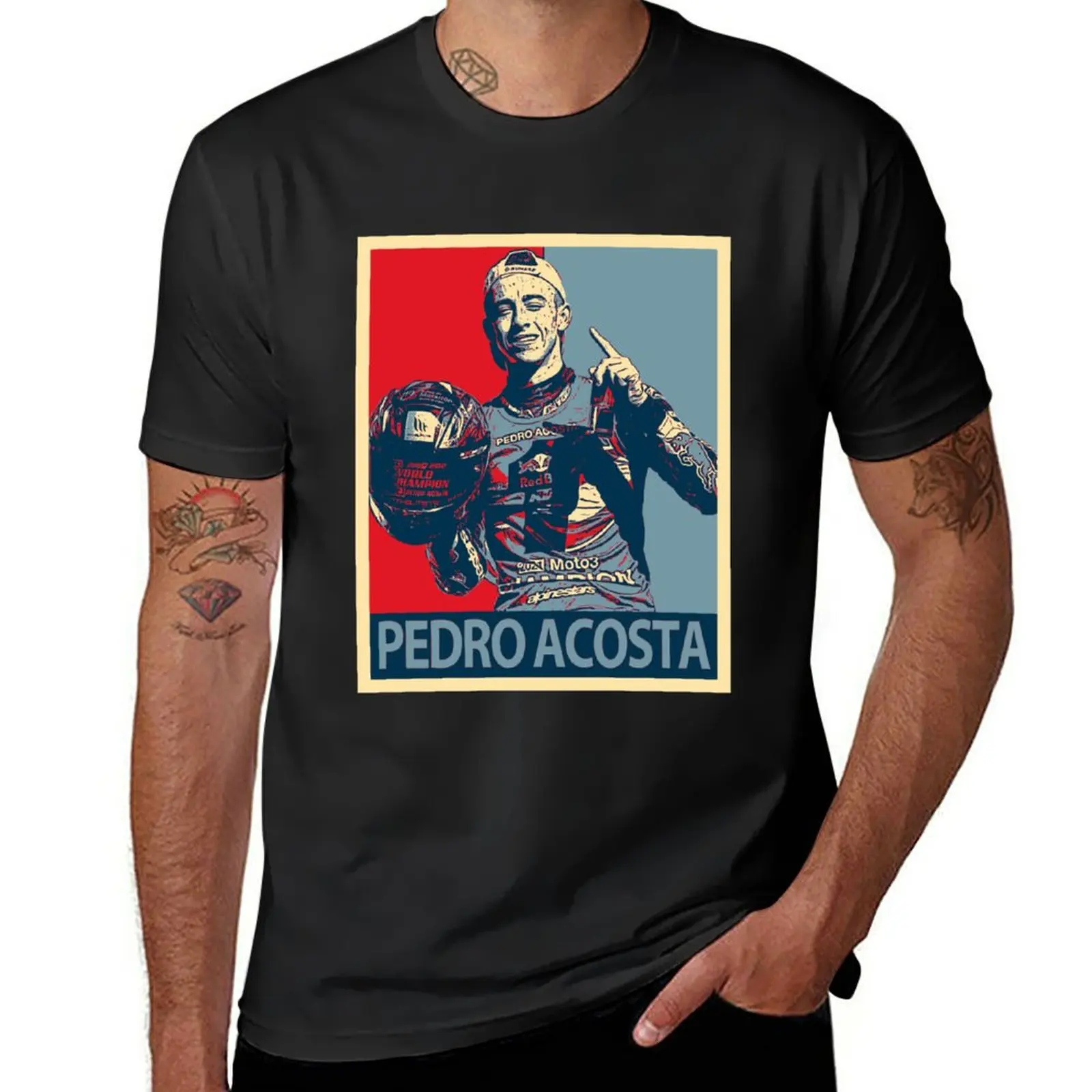 

New pedro acosta T-Shirt summer top oversized t shirt Oversized t-shirt vintage t shirt t shirts for men graphic