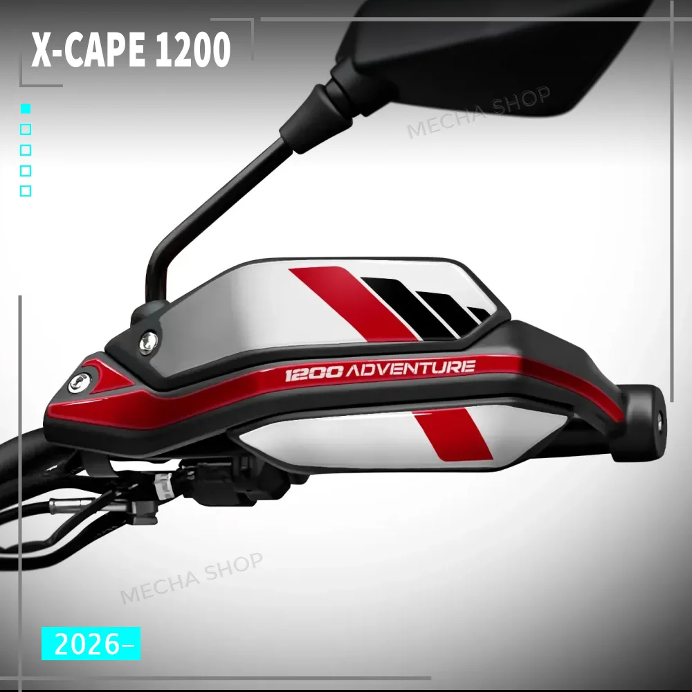HandGuard 3D Stickers Shield Hand Guard Decals for Moto Morini X-cape 1200 2026 Accessories