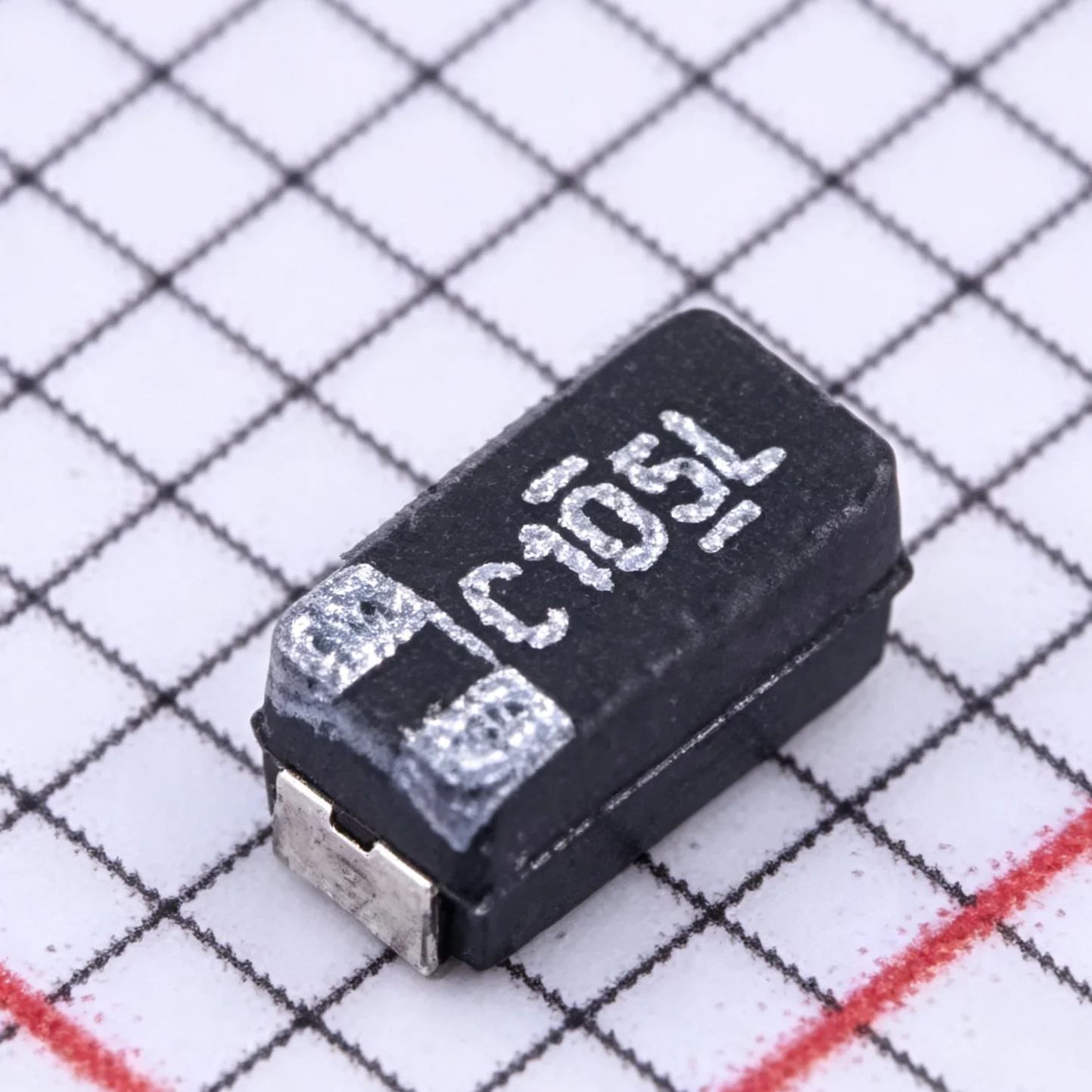 20PCS 293D105X0016A2TE3 Marking C105L SMD 16V ±20% 1uF 9.3Ω ohms CASE-A-3216-18mm 1206 NEW Original Black Tantalum Capacitors