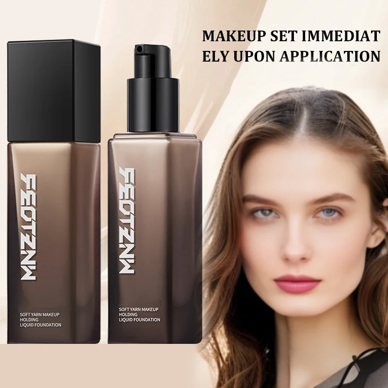 A fundação Feotznw dura por muito tempo, o corretivo de gaze macia não sai e é resistente à água e de longa duração