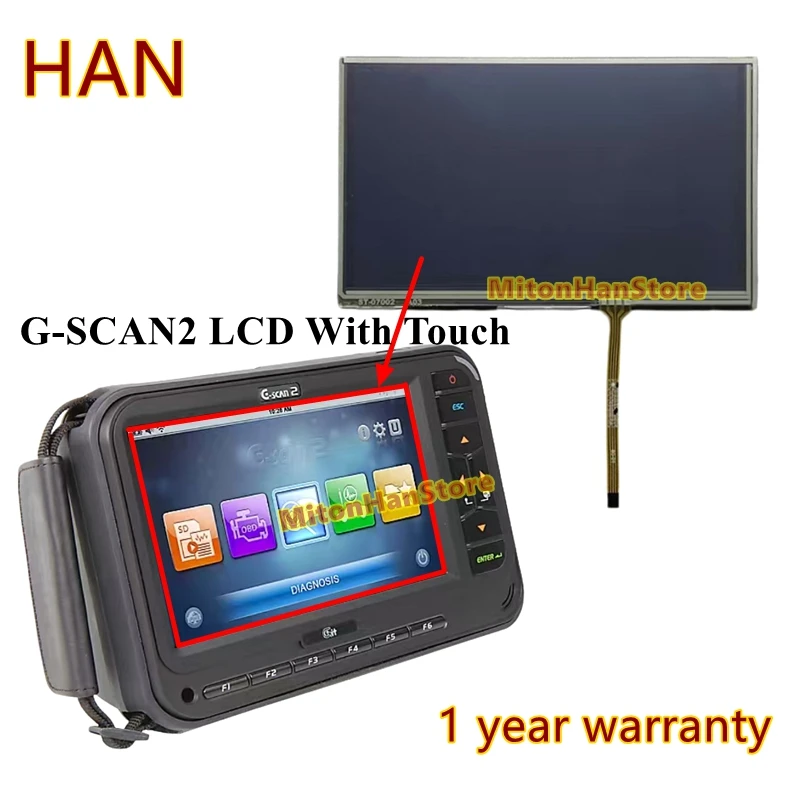 New For GIT G-SCAN2 GSCAN2 Touch Panle Screen Glass Digitizer LCD Display Glass (1 year warranty,100% Test Before Shipment)