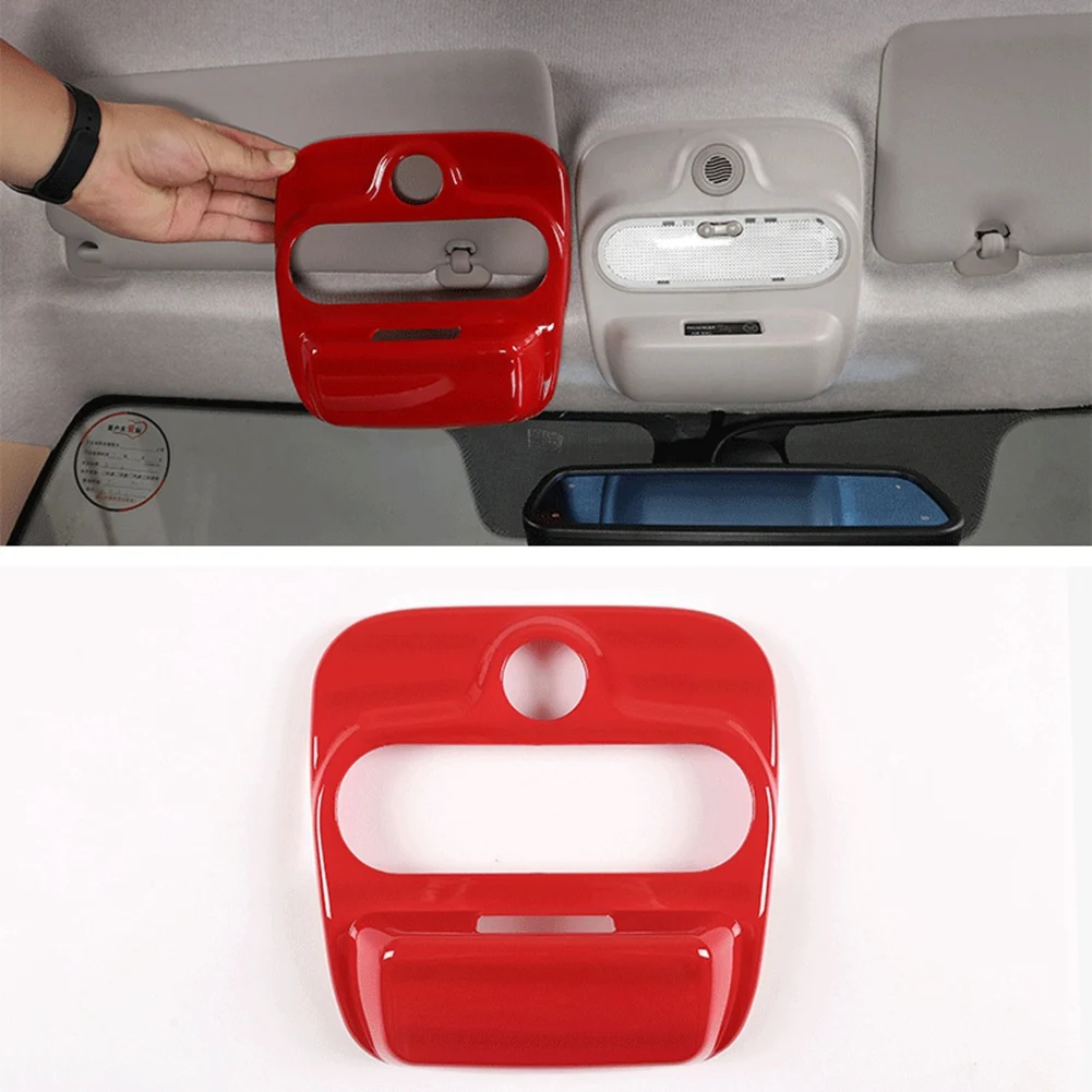 For Benz Smart 453 Fortwo Forfour 2015-2020 Car Roof Reading Light Lamp Cover Trim Frame Decoration Sticker