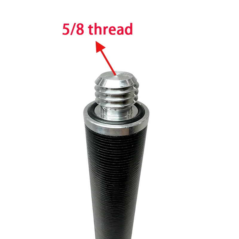 GPS RTK carbon fiber surveying pole extend pole antenna extend pole prism extend pole 10CM 25CM 30CM 40CM 50CM 5/8 X 11 thread