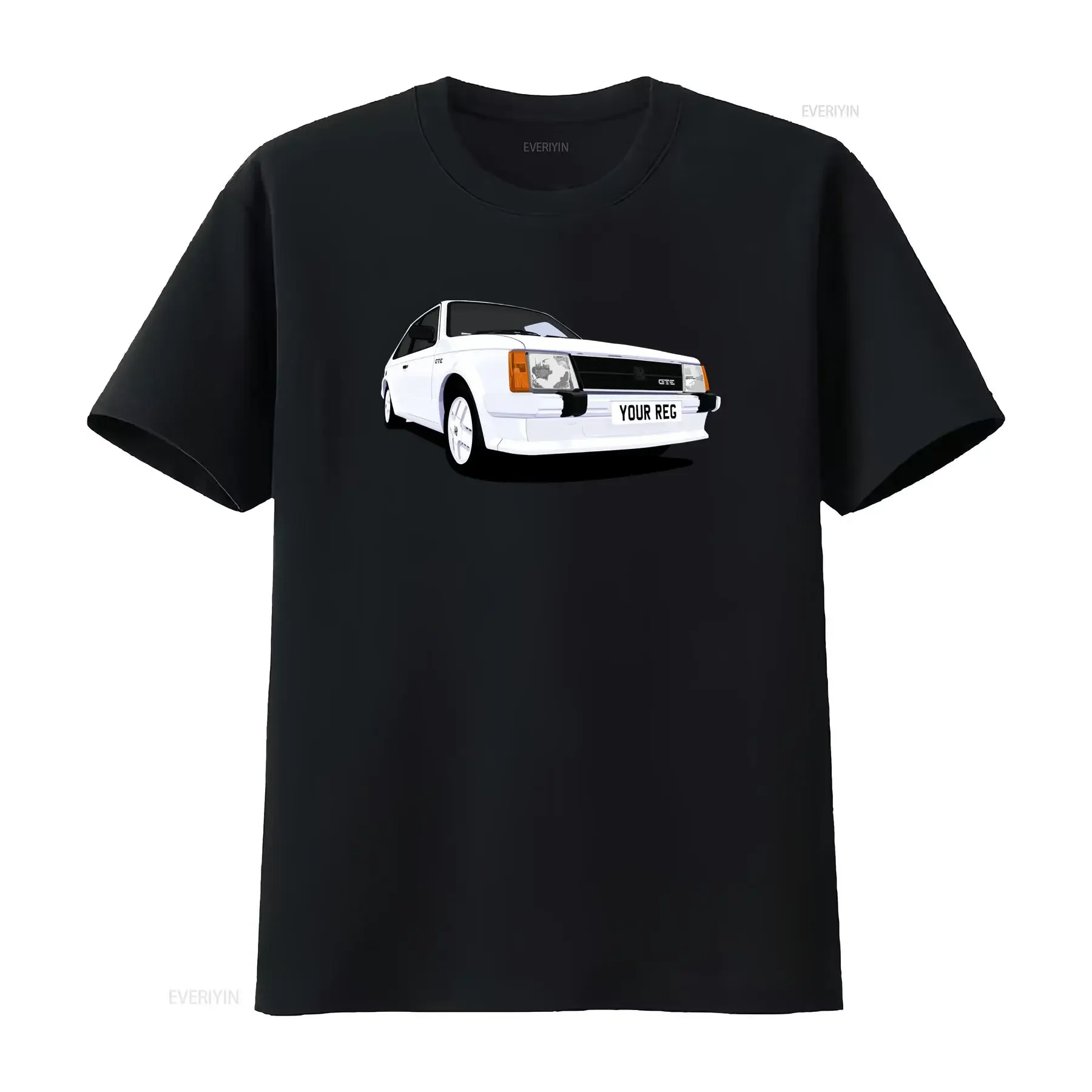 ASTRA GTE CAR ART T SHIRT PERSONALISE IT vintage Washed Casual Comfortable Stylish Stretched homme streetwear Unisex Versatile