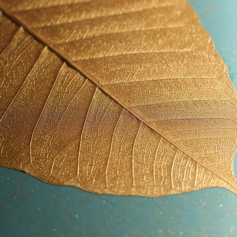 1PCS Traditional Chinese Xuan Paper for Calligraphy & Painting – Premium Bodhi Leaf Pattern Hard Card Processed Rice Paper