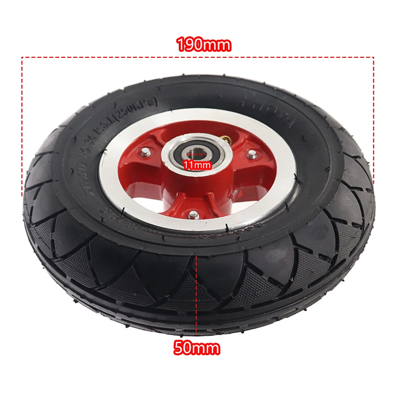 200x50 Solid Wheel Electric Scooter Filled Tire Wheel 200*50 Solid Tyre with Alloy Hub 8 Inch Trolley Caster Parts