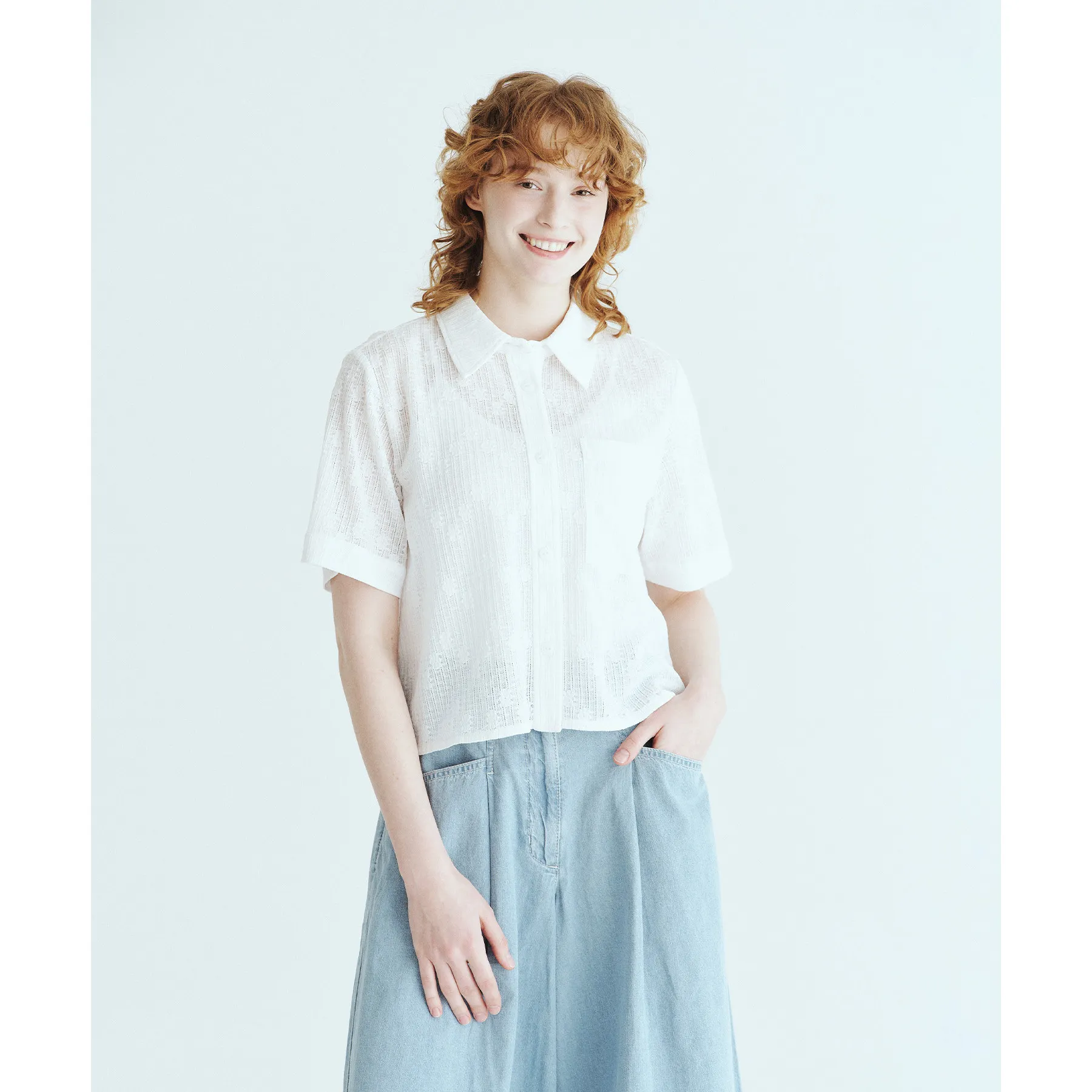 

Casual Breathable Women's Short Sleeve Shirt Awei Summer New Arrival UNT Brand Loose Fit Comfortable Polyester Fiber Shirt