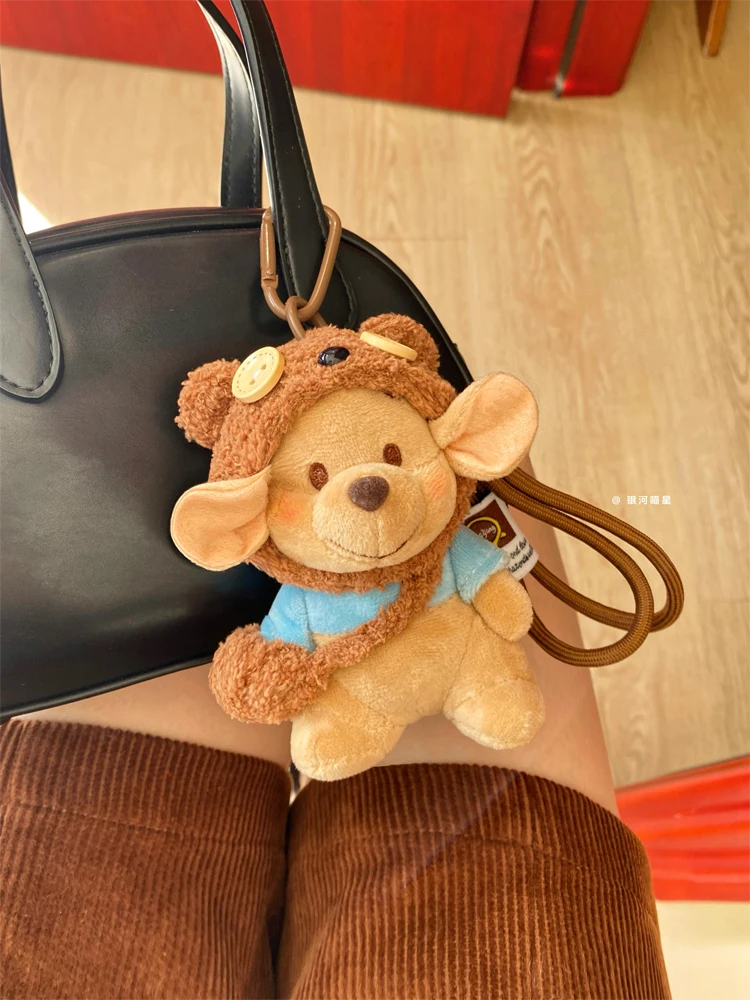 Cute Kangaroo Plush Keychain Plushie Pendant For Women Girls Bag Backpack Purse Car Keys Decoration Soft Stuffed Animal Gift