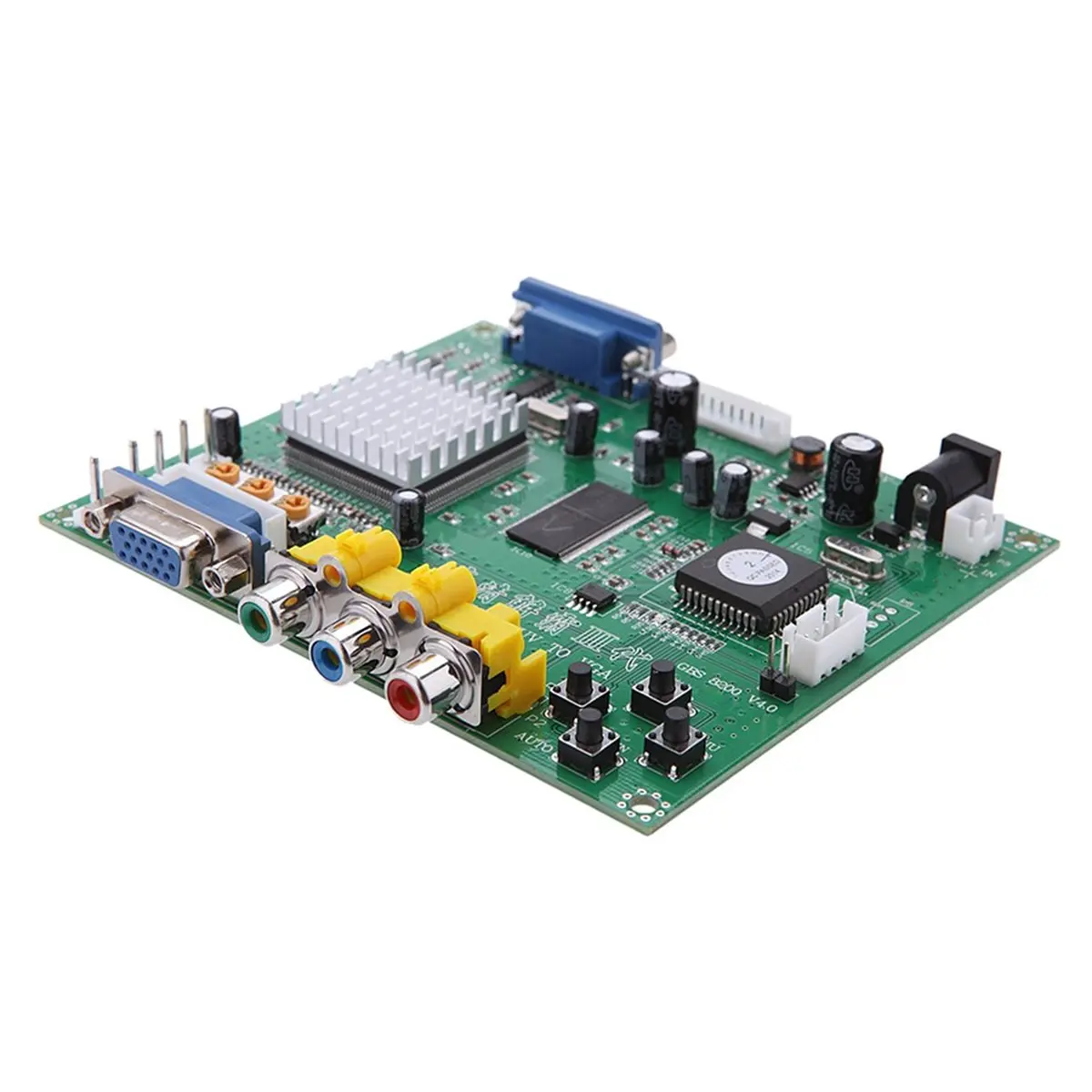 OKgood Portable 5V Active Low 1 Channel Relay Module Board CGA/EGA/YUV/RGB to VGA Arcade Game Video Converter for 15/24/31K