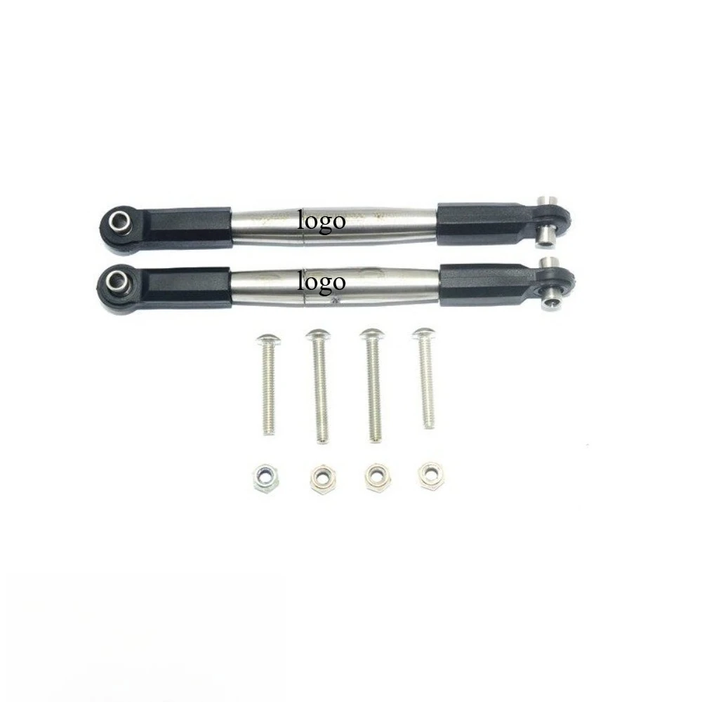 RC Parts Front Steering Turnbuckle Tie Rod Left Right Hand Thread for LOSI SUPER BAJA REY 1/6 Stainless Steel Custom  Accessory