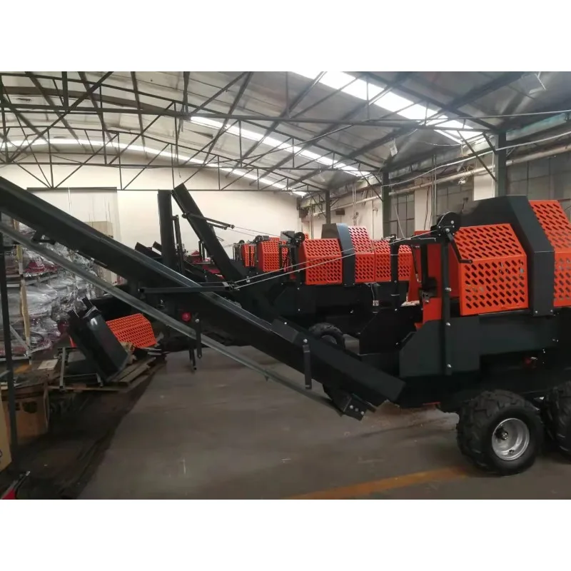 YG Customized For 30 Ton Powered Hydraulic Log Splitter With Motor Engine & Bearing Joystick Control