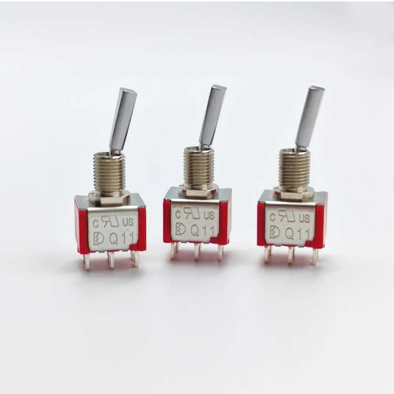 Universal Mini Toggle Switches For Guitar Pickup 2 Way 6 Pin Wide Compatibility 4XBB