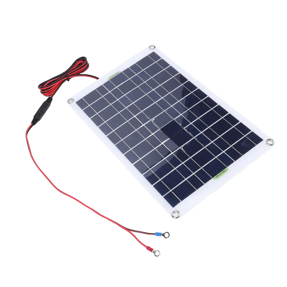 200W Monocrystalline  For Solar Panel Kit With 100A MPPT Controller & USB Ports For Test Measurement Tool Accessory