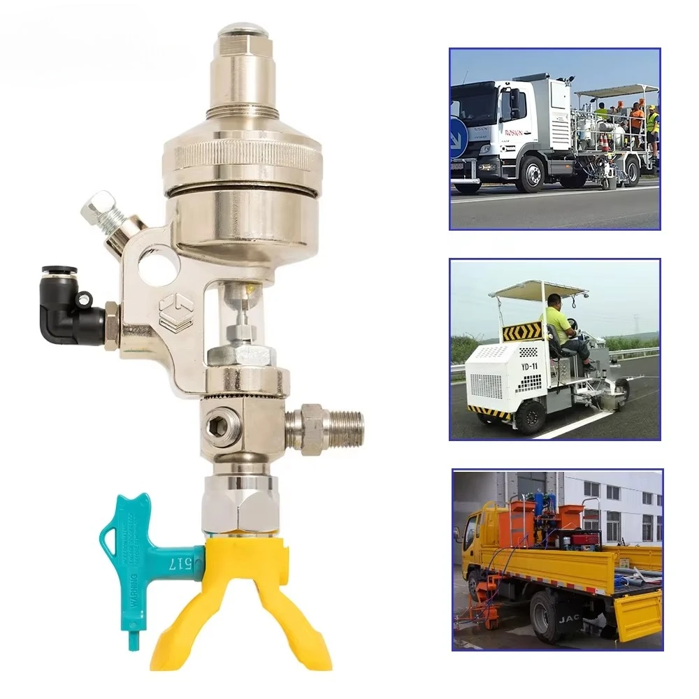Power Spray Gun 238377 Industrial Use for Road Marking Machines Single Intake Automatic Spray Gun