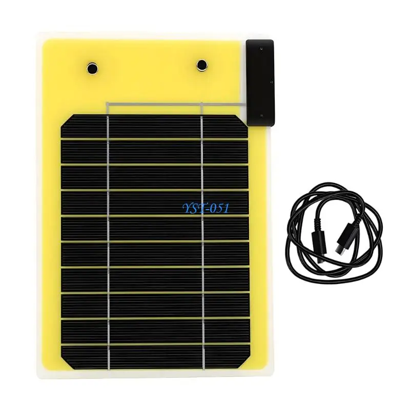 E15A Portable Solar Plate Charging Board for Phones Tablets and Travel Gear Outdoors