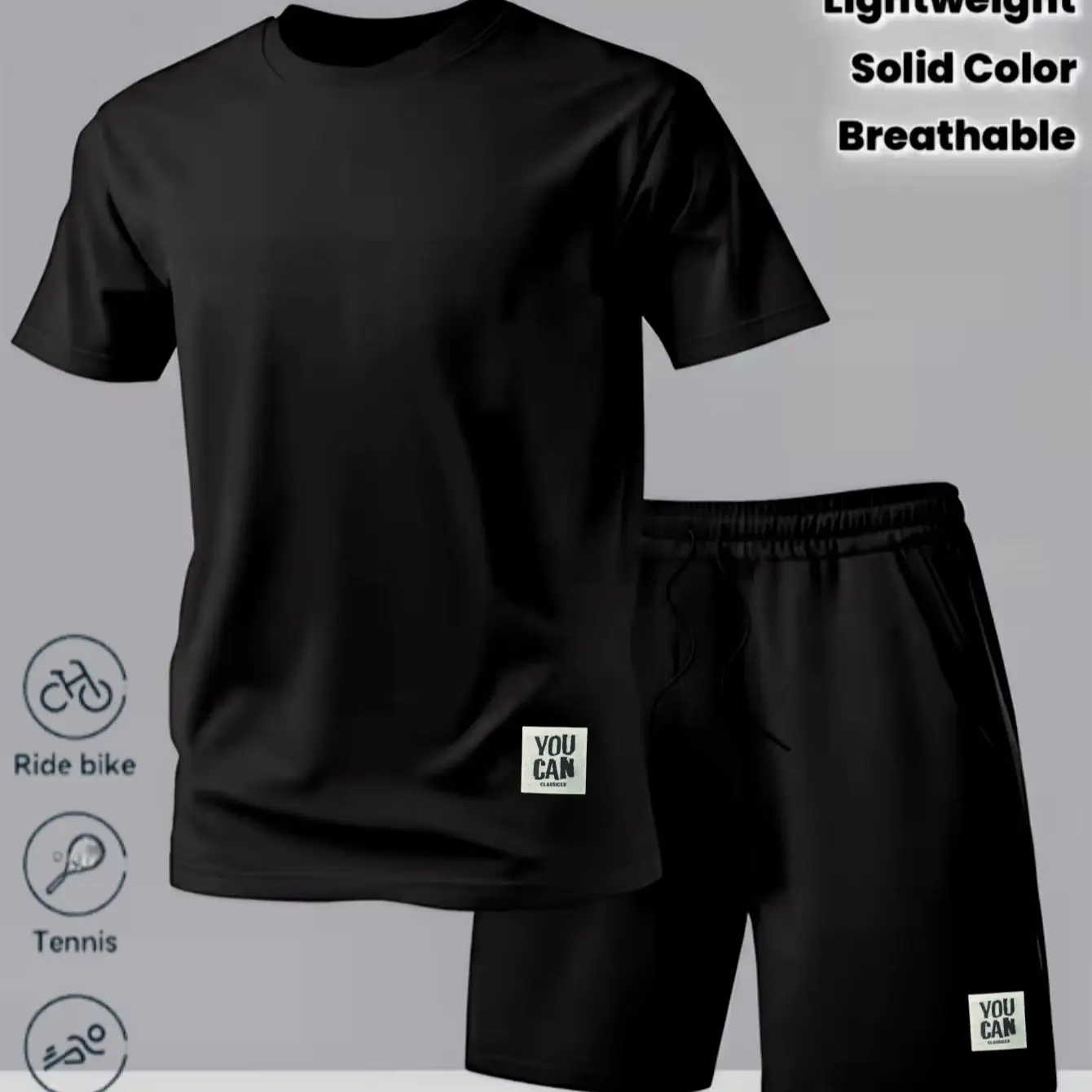 

Men's Casual Sports Skin-friendly Breathable Clothing Comfortable Lightweight Sweatshirt for Outdoor Activities