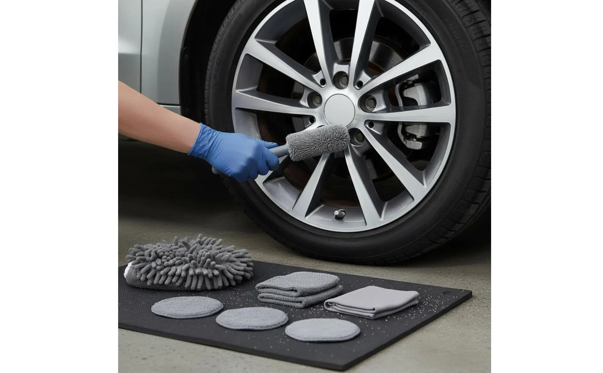 9 Pieces 9 Piece Car Cleaning Tool Set Portable Storage Bag Microfiber Car Wash Kit 9 Pieces 9 Piece Car Cleaning Tool Set Portable Storage Bag Microfiber Car Wash Kit