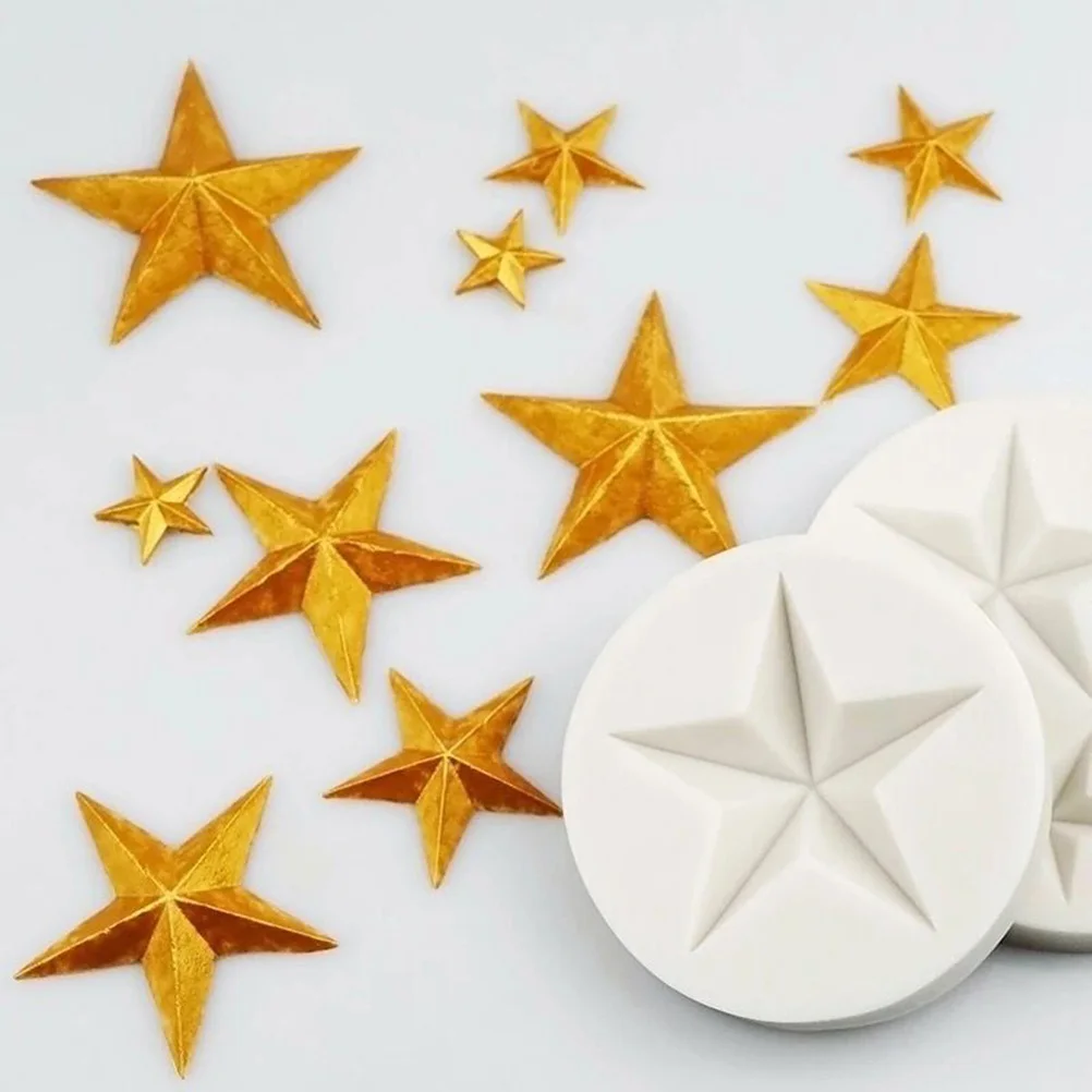 

Silicone Star Mold Nonstick Ecofriendly for Cake Fondant Chocolate Ice Cube Jelly Making Cake Mold Silicone Fondant Molds