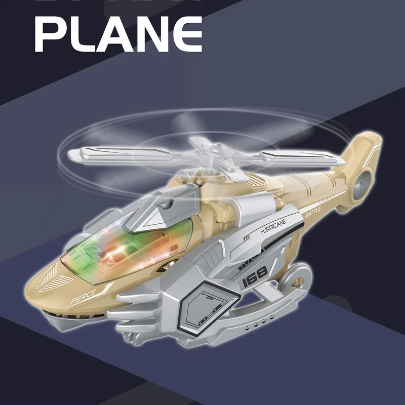 

Airplanes Toys, Plane Toys Set for Kids 3-12, Fighter Jet Military Transport Helicopter with Rotated Wings, Airforce Plane Model