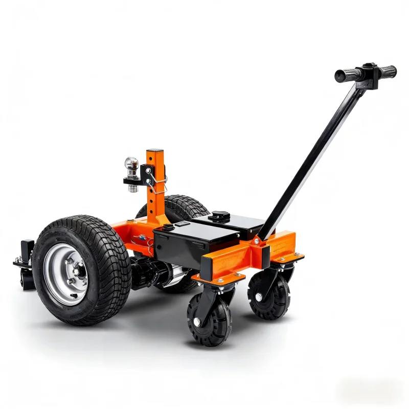 Heavy Duty Electric Trailer Mover Dolly with Adjustable Ball Hitch 4 Wheels for Boat RV Camper