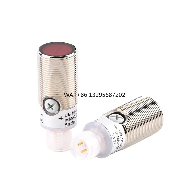 

PSM-GM Series IP67 Metal Cylindrical NPN PNP 12V 24V Optical Proximity Sensor CE Certification 2m Detection Distance 1ms