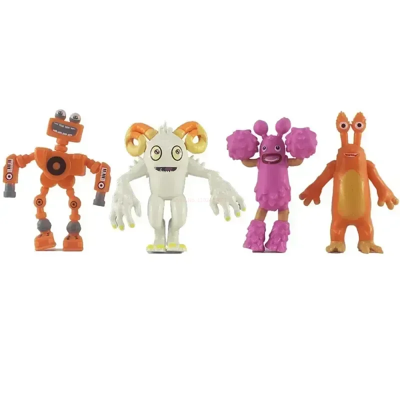 My Singing Monster Figure Set Toy Singing Monsters Figurines Plastic Toys Doll Figuras Wubbox Action Figures Maw Christmas Gifts