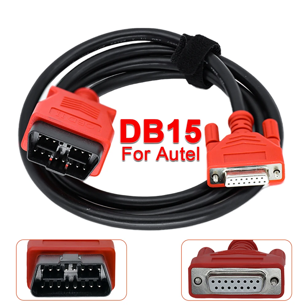 

Основный тестовый кабель для сканера Autel MaxiSys MS908 PRO/Elite OBD2 16-контактный разъем DB 26PIN DB15 Transfer Connector DB26 MS906/MS905