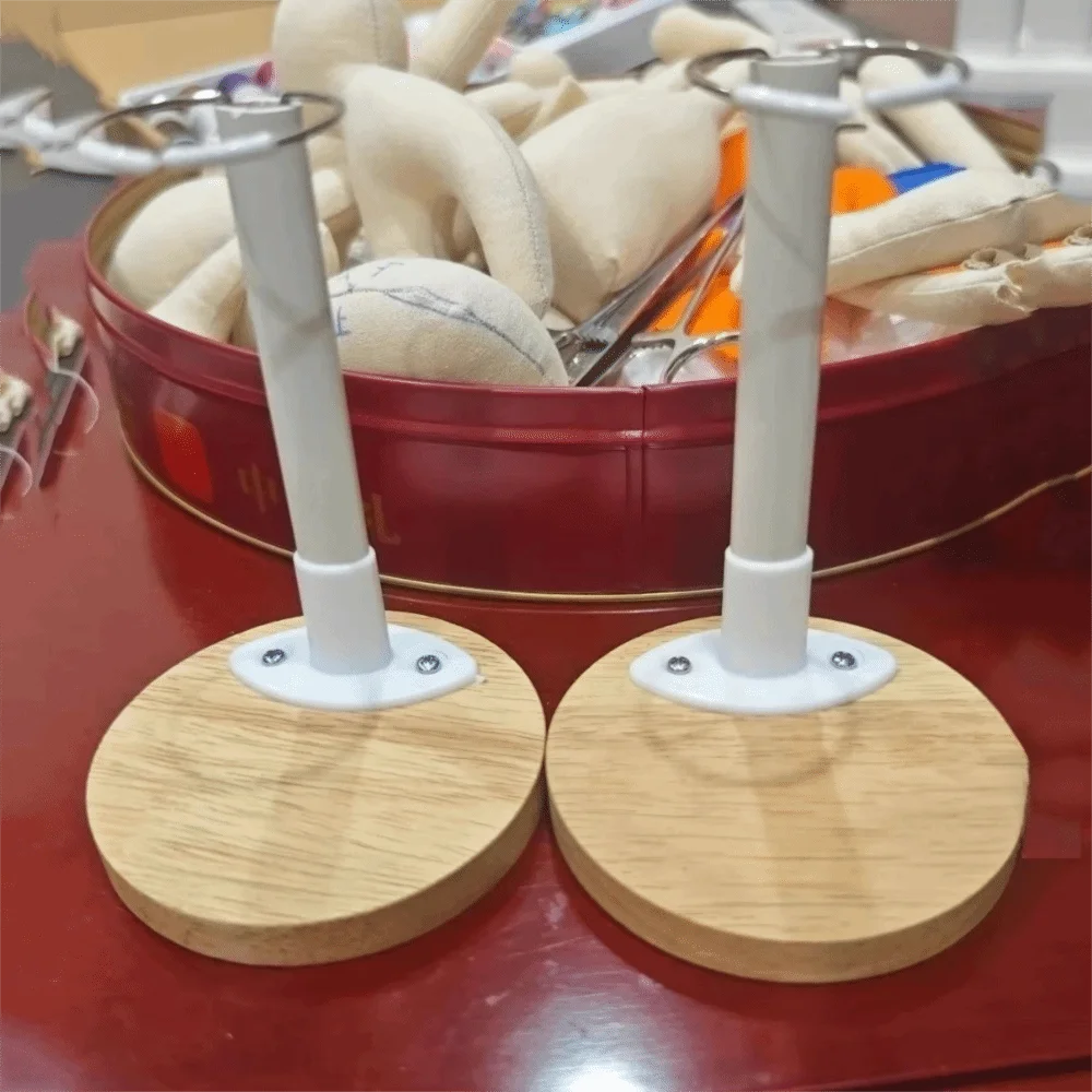 

New Adjustable Doll Stands Wooden Base Figure Models Doll Action Figure Stand Plastic Support Supporting Rack Organizer Bracket
