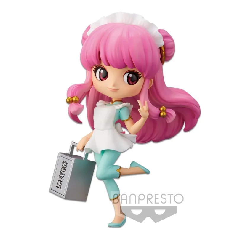 Champú Ranma 1⁄2 BANDAI Qposket versión Q límite premio figuras de Anime bidimensionales adorno de escritorio modelo de figura de acción Juguetes