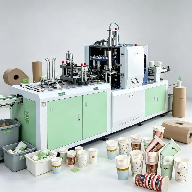 High Speed Fully Automatic Paper Cup Making Machine Disposable Coffee Cup Forming Machine Servo Motor Production Line Equipment