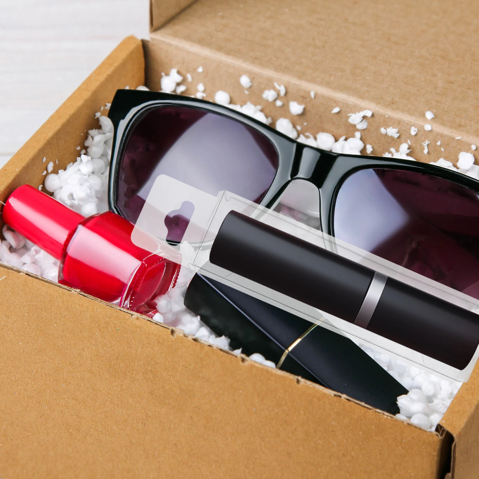 

25pcs Lip Balm Holders Clear Plastic Pouches Transparent Money Card Cash Holders Diy Design Compact Lightweight Lip Balm