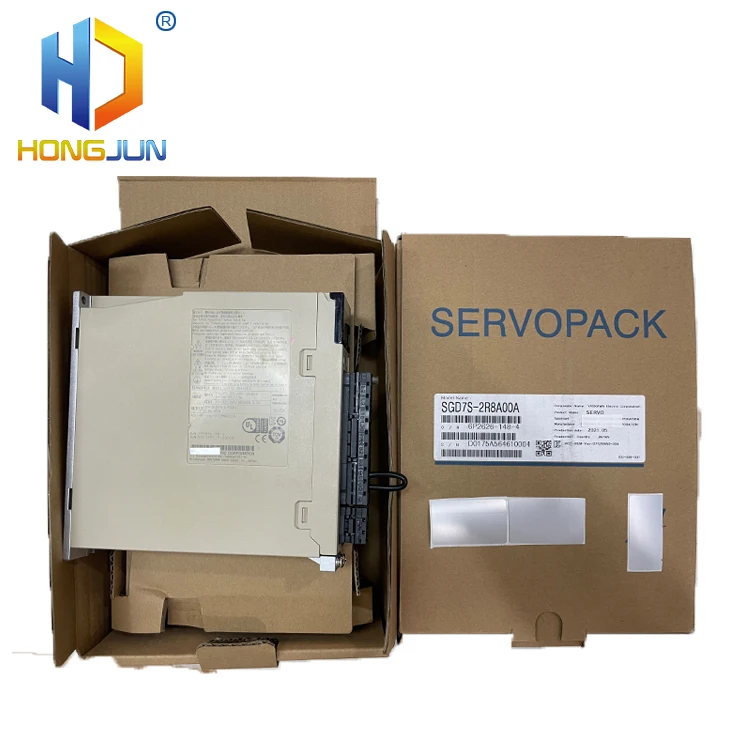 200V 42W 500rpm SGMCS-02B3C11 Three-Phase Servo Motor HONGJUN IE3 Efficiency Flange Mount New Direct From Japan