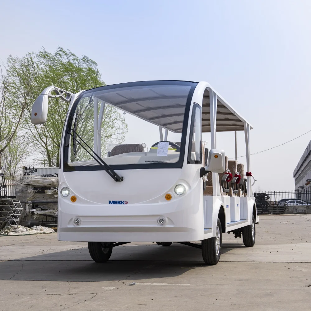 Low-price Discount Shuttle Bus/sightseeing Bus with 72V 150A High-capacity Battery and CE Certified for Scenic Areas