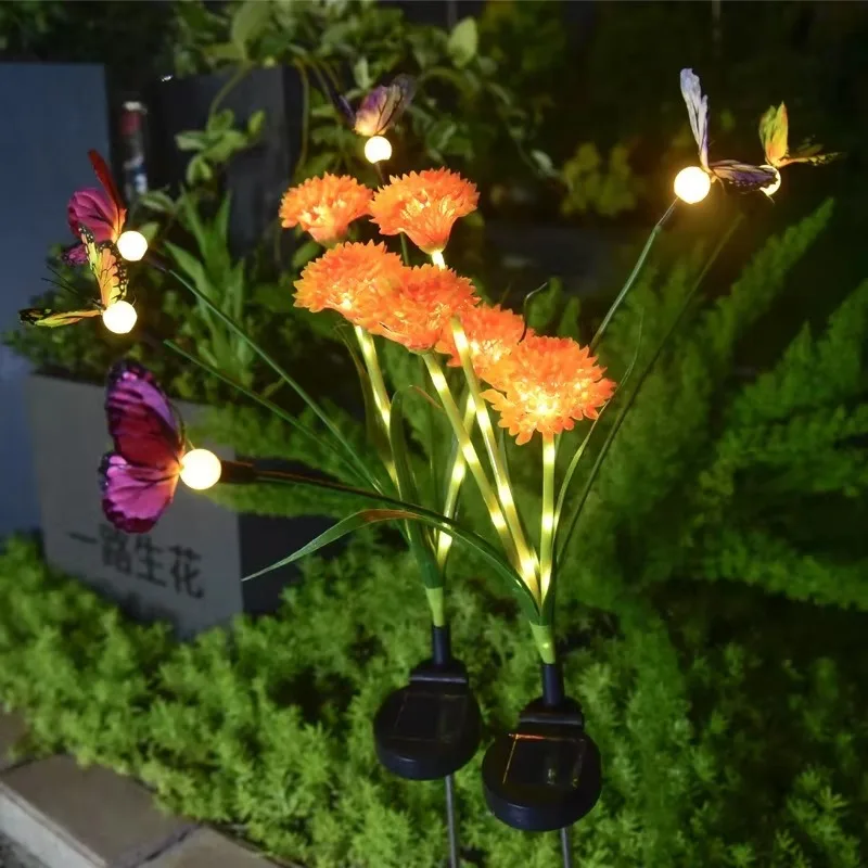 6 Heads Honeycomb lantern Solar Pile Light, Solar Garden Light, Outdoor Waterproof Terrace Porch Backyard Garden Passage