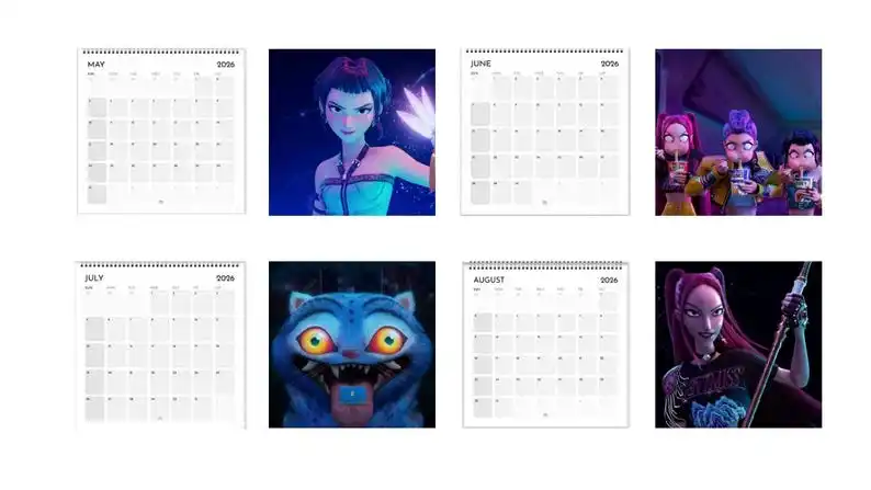 تقويم Kpop | تقويم 2026 | هدية كيبوب | هدية لابنة #3