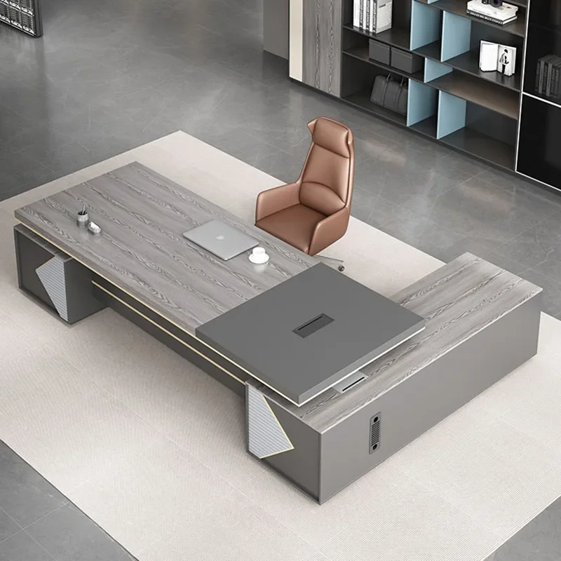 طاولة كمبيوتر حرفية، مكتب تنفيذي، سطح المكتب، الكتابة، المكتب المنزلي، عرض Qimink، استقبال بجانب السرير، أثاث الفندق Tavolino #3