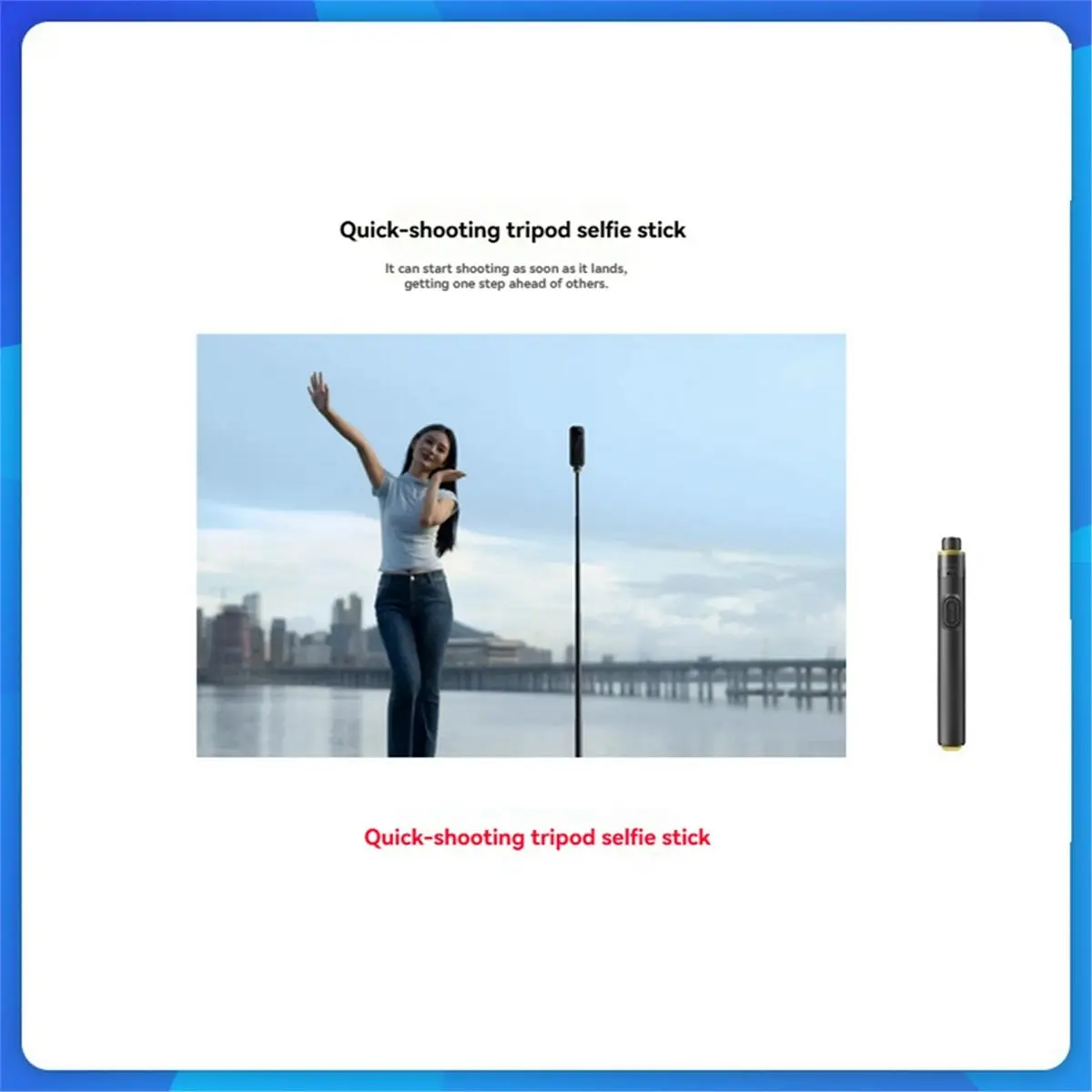 

New Electronics Foldable Selfie Stick Tripod for X5/X4/AcePro2/Go3 with Remote Control 1/4" Mount Photography Accessories