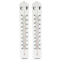 Outdoor Thermometer Thermometer White 390*60mm ABS Large-sized Thermometer Thermometer Brand New Indoor/outdoor Thermometers