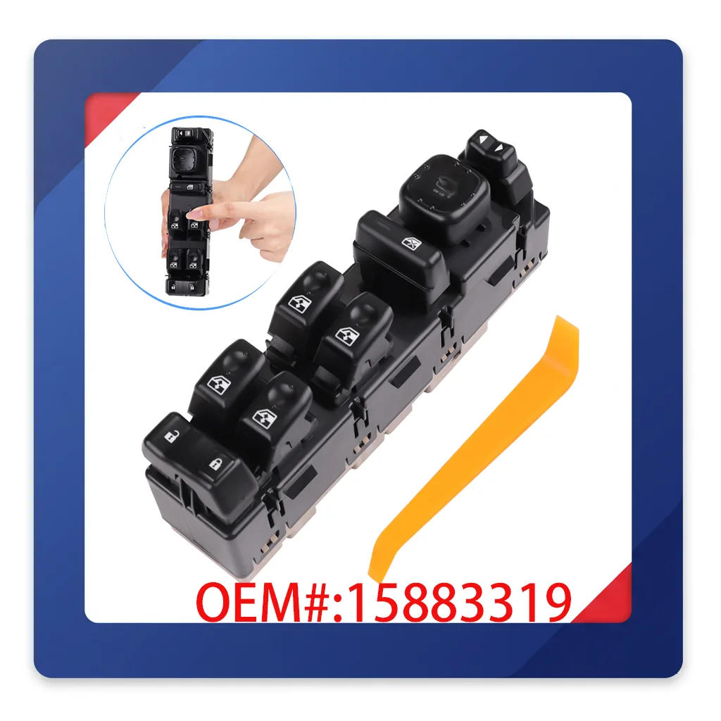 

FISHBERG новый переключатель управления окном 12 В для Chevrolet Avalanche Suburban Master переключатель стеклоподъемника Cadillac Escalade 15883319