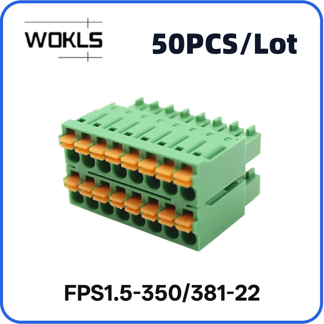 

Клеммная колодка WOKLS Factory 3.5мм/3.81мм, двухрядная, вставная, для печатных плат, KF2EDGKNH 15EDGKNHC, хит продаж