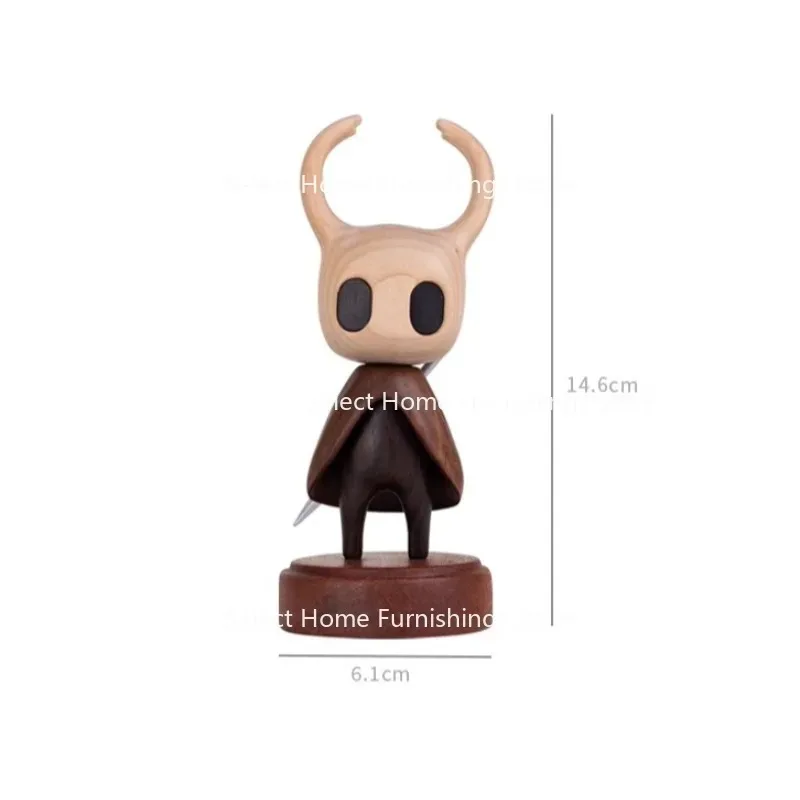 Suitable for Hollow Knight Solid Wood Cool Living Room Porch Desktop Ornament Creative Gift  Friends